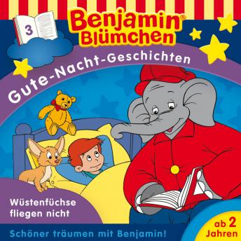 [German] - Benjamin Blümchen, Gute-Nacht-Geschichten, Folge 3: Wüstenfüchse fliegen nicht (Ungekürzt)