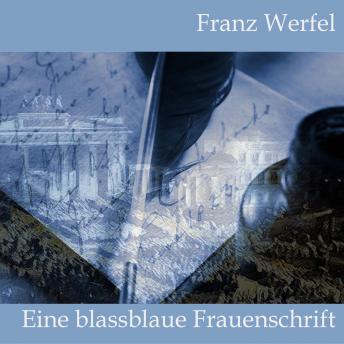 [German] - Eine blassblaue Frauenschrift