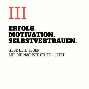 [German] - ERFOLG. MOTIVATION. SELBSTVERTRAUEN (TEIL 3): Hebe Dein Leben auf die nächste Stufe - JETZT!
