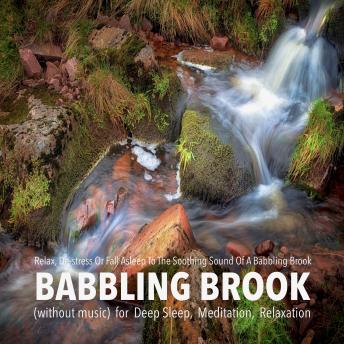 Babbling Brook (without music) for Deep Sleep, Meditation, Relaxation: Relax, De-stress Or Fall Asleep To The Soothing Sound Of A Babbling Brook