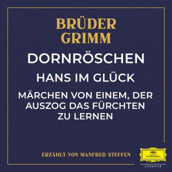 Dornröschen / Hans im Glück / Märchen von einem, der auszog das Fürchten zu lernen, Audio book by The Brothers Grimm