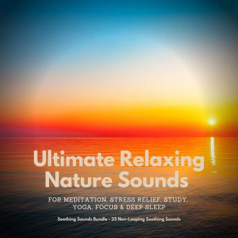 Ultimate Relaxing Nature Sounds for Meditation, Stress Relief, Study, Yoga, Focus & Deep Sleep: Soothing Sounds Bundle - 25 Non-Looping Soothing Sounds