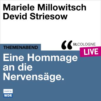 [German] - Eine Hommage an die Nervensäge - lit.COLOGNE live (Ungekürzt)