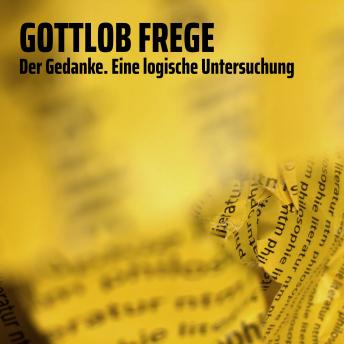 [German] - Der Gedanke: Eine logische Untersuchung