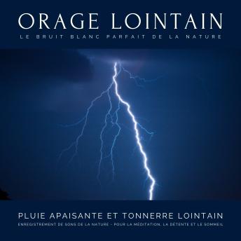 [French] - Pluie apaisante et tonnerre lointain – Enregistrement de sons de la nature – Pour la méditation, la détente et le sommeil – Le bruit blanc parfait de la nature: Laissez-vous bercer, détendez-vous profondément ou endormez-vous paisiblement au son relaxant