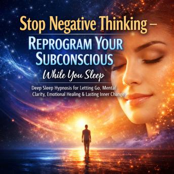 Deep Sleep Hypnosis – Stop Negative Thinking – Reprogram Your Subconscious While You Sleep: Deep Sleep Hypnosis for Letting Go, Mental Clarity, Emotional Healing & Lasting Inner Change