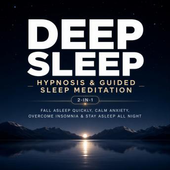 Deep Sleep Hypnosis & Guided Sleep Meditation (2-in-1): Fall Asleep Quickly, Calm Anxiety, Overcome Insomnia & Stay Asleep All Night