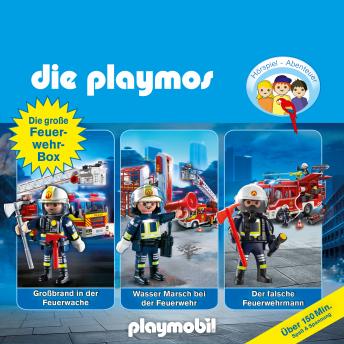Die Playmos - Das Original Playmobil Hörspiel, Die große Feuerwehr-Box, Folgen 42, 57, 62 sample.