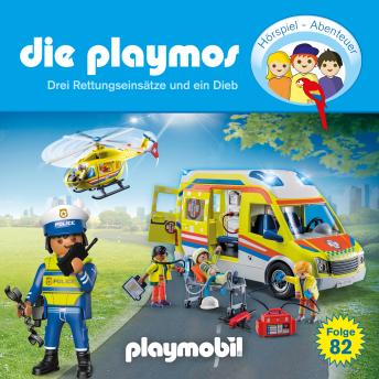 [German] - Die Playmos - Das Original Playmobil Hörspiel, Folge 82: Drei Rettungseinsätze und ein Dieb