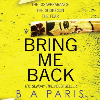 Bring Me Back, B. A. Paris