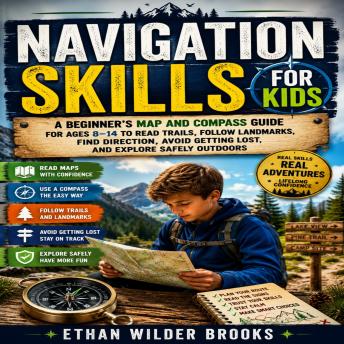 Navigation Skills for Kids: A Beginner’s Map and Compass Guide for Ages 8–14 to Read Trails, Follow Landmarks, Find Direction, Avoid Getting Lost, and Explore Safely Outdoors