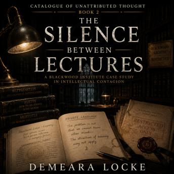 The Silence Between Lectures: A Blackwood Institute Case Study in Intellectual Contagion