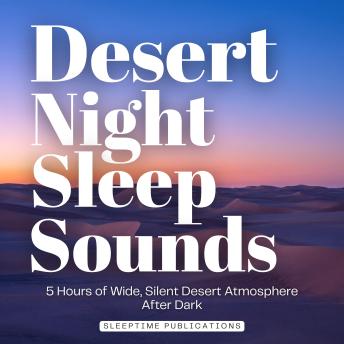 Desert Night Sleep Sounds: 5 Hours of Wide, Silent Desert Atmosphere After Dark