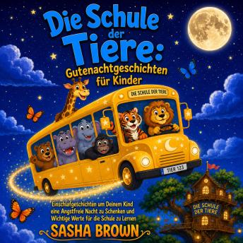 [German] - Die Schule der Tiere: Gutenachtgeschichten für Kinder: Einschlafgeschichten um Deinem Kind eine Angstfreie Nacht zu Schenken und Wichtige Werte für die Schule zu Lernen