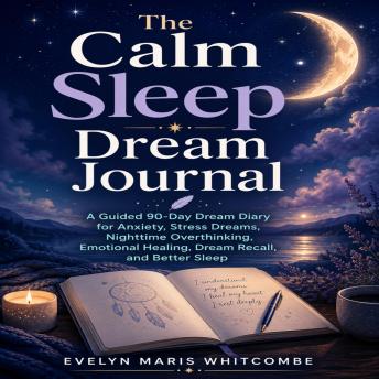 The Calm Sleep Dream Journal: A Guided 90-Day Dream Diary for Anxiety, Stress Dreams, Nighttime Overthinking, Emotional Healing, Dream Recall, and Better Sleep