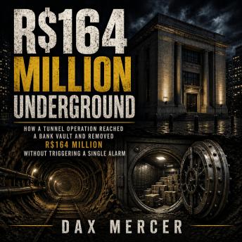 R$164 Million Underground: How a Tunnel Operation Reached a Bank Vault and Removed R$164 Million Without Triggering a Single Alarm