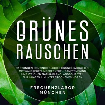 [German] - Grünes Rauschen: 12 Stunden kontinuierliches grünes Rauschen mit Waldregen, Meeresnebel, sanftem Wind und weichen Natur-Klanglandschaften für langes, ununterbrochenes Hören