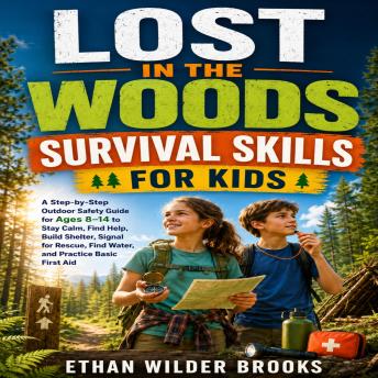 Lost in the Woods Survival Skills for Kids: A Step-by-Step Outdoor Safety Guide for Ages 8–14 to Stay Calm, Find Help, Build Shelter, Signal for Rescue, Find Water, and Practice Basic First Aid