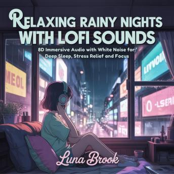 Relaxing Rainy Nights with Lofi Sounds: 8D Immersive Audio with White Noise for Deep Sleep, Stress Relief and Focus