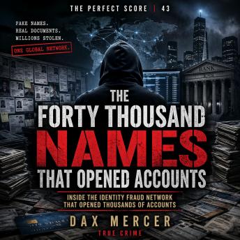 The Forty Thousand Names That Opened Accounts: Inside the Identity Fraud Network That Opened Thousands of Accounts