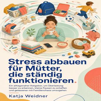 [German] - Stress abbauen für Mütter, die ständig funktionieren: Ein alltagsnaher Ratgeber, um Überlastung besser zu erkennen, kleine Pausen zu schaffen und gelassener mit Familienchaos umzugehen