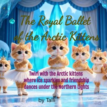 The Royal Ballet of the Arctic Kittens: Twirl with the Arctic kittens where ice sparkles and friendship dances under the Northern Lights