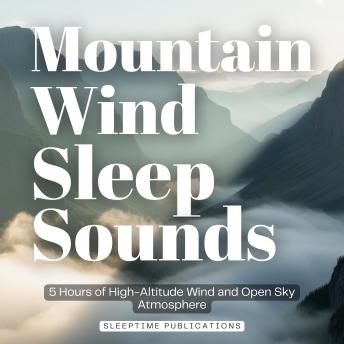Mountain Wind Sleep Sounds: 5 Hours of High-Altitude Wind and Open Sky Atmosphere