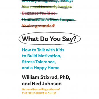 Download What Do You Say?: How to Talk with Kids to Build Motivation, Stress Tolerance, and a Happy Home by Ned Johnson, William Stixrud