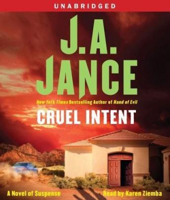 Cruel Intent: A Novel of Suspense, J.A. Jance