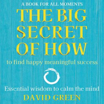 The Big Secret of How: To Find Happy Meaningful Success