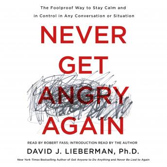Never Get Angry Again: The Foolproof Way to Stay Calm and in Control in Any Conversation or Situation, Dr. David J. Lieberman, Ph.D.