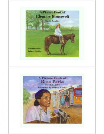 Download 'A Book of Eleanor Roosevelt' and 'A Book of Rosa Parks' by David Adler