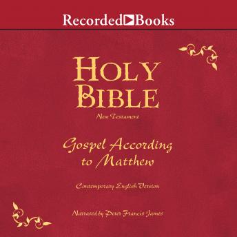 Holy Bible Gospel According To Matthew Volume 22