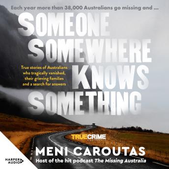 Someone Somewhere Knows Something: True stories of Australians who tragically vanished, their grieving families and a search for answers
