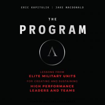 Program: Lessons From Elite Military Units for Creating and Sustaining High Performance Leaders and Teams, Jake Macdonald, Eric Kapitulik