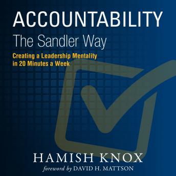 Download Accountability the Sandler Way by Hamish Knox