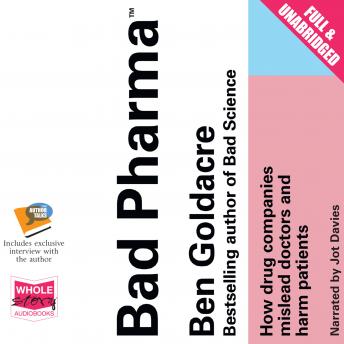 Bad Pharma, Audio book by Ben Goldacre
