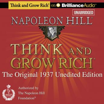 Download Think and Grow Rich (1937 Edition): The Original 1937 Unedited Edition by Napoleon Hill