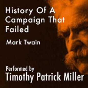 History Of A Campaign That Failed