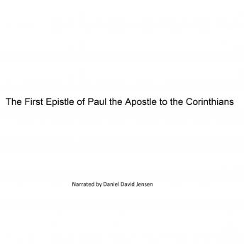The First Epistle of Paul the Apostle to the Corinthians