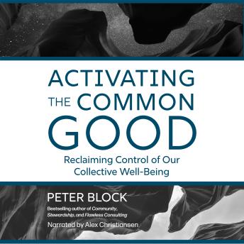 Download Activating the Common Good: Reclaiming Control of Our Collective Well-Being by Peter Block