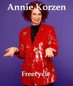 Freecycle, Annie Korzen