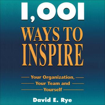 1001 Ways to Inspire: Your Organization, Your Team and Yourself
