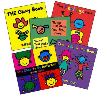 Todd Parr's Feelings Bundle: Including: The Okay Book, It's Okay to be Different, The Feelings Book, The Feel Good Book, Things That Make You Feel Good