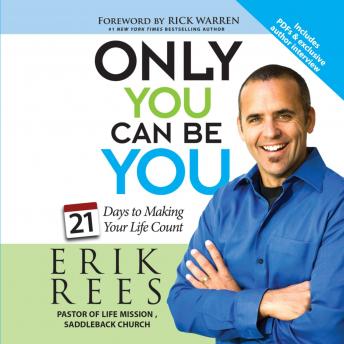 Only You Can Be You: 21 Days to Making Your Life Count sample.