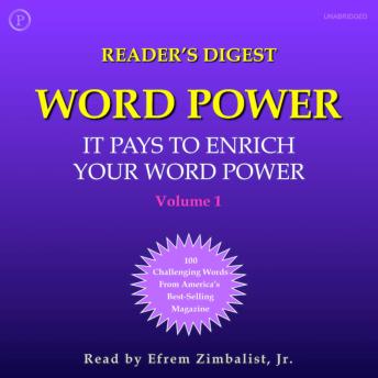 Readers Digest's Word Power: 101 Challenging Words from America's Best-Selling Magazine