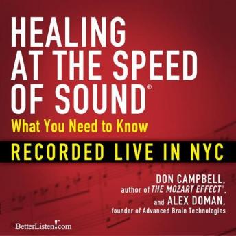 Download Healing at the Speed of Sound by Don Campbell, Alex Doman