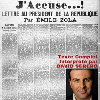 Download 'J'ACCUSE' par Emile Zola: Texte intégral interprété par David Serero by Emile Zola