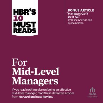 HBR's 10 Must Reads for Mid-Level Managers sample.