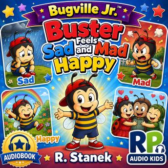 Buster Feels Sad and Mad and Happy (A Bugville Jr. Story): A First Feelings Story for Little Listeners